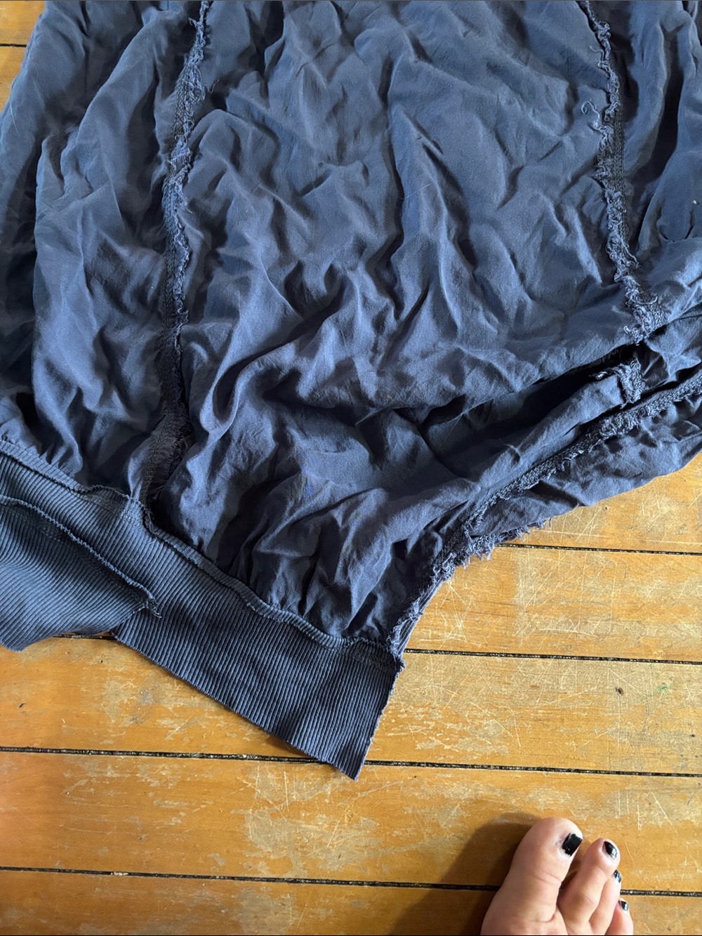 Womens Navy Racerback Tank Dress with Button Detail - Picture 10 of 11